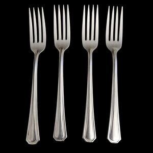 Vogue Stainless USA Flatware Forks Set of 4 – Vintage Silver Tone